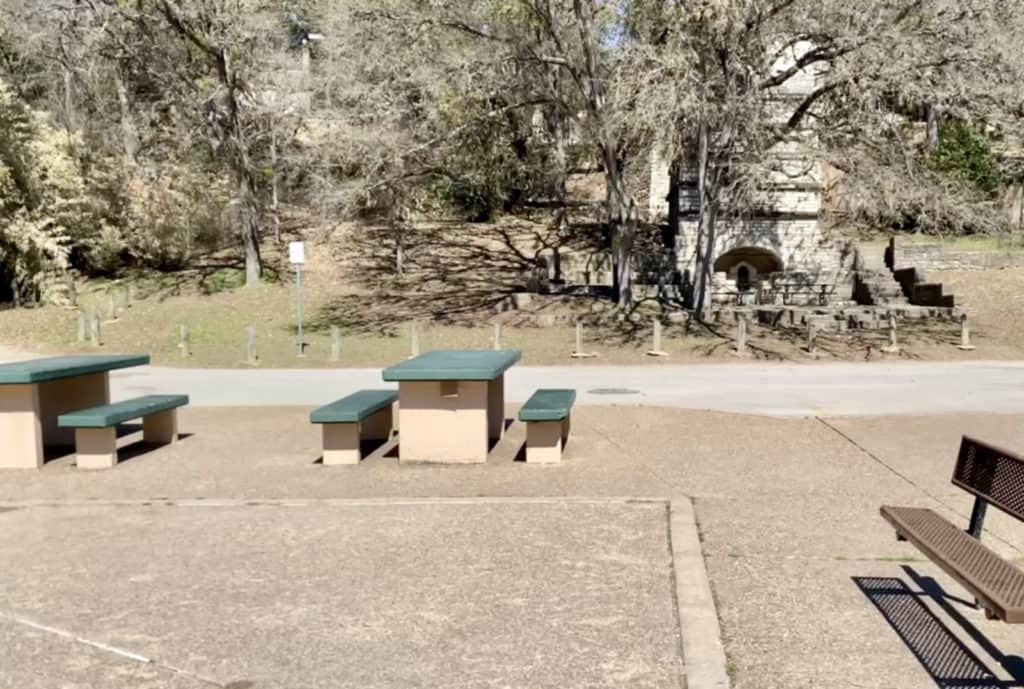 Reed Neighborhood Park in Tarrytown Austin.  Photo is of the limestone kiln.