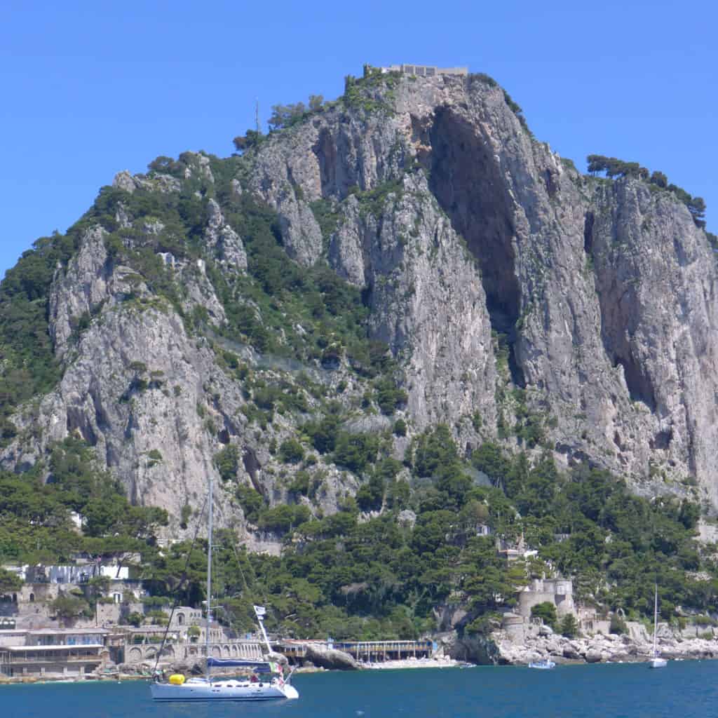 Photo taken on the boat tour in Capri.  Capri to Positano Trip