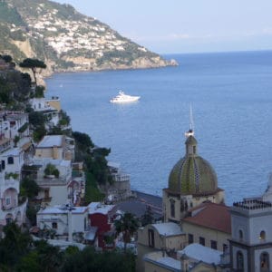 Capri to Positano  - View from Positano