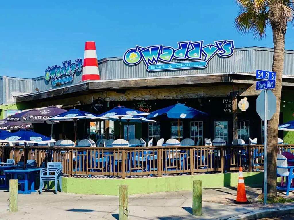 O'Maddy's Restaurant Gulfport Tampa Bay Restaurants with Boat Docks