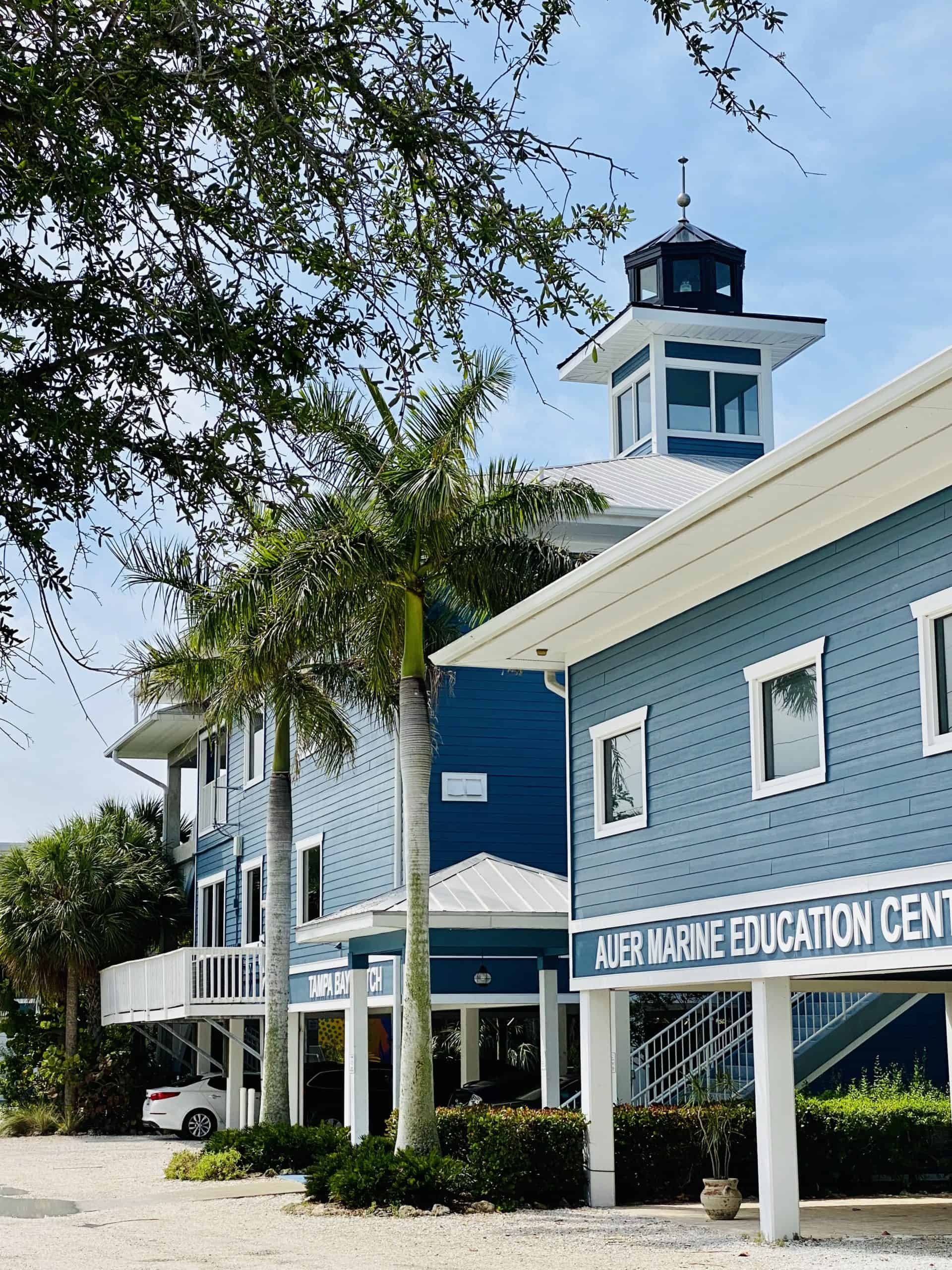 Tampa Bay Watch is located right before the toll road to fort desoto