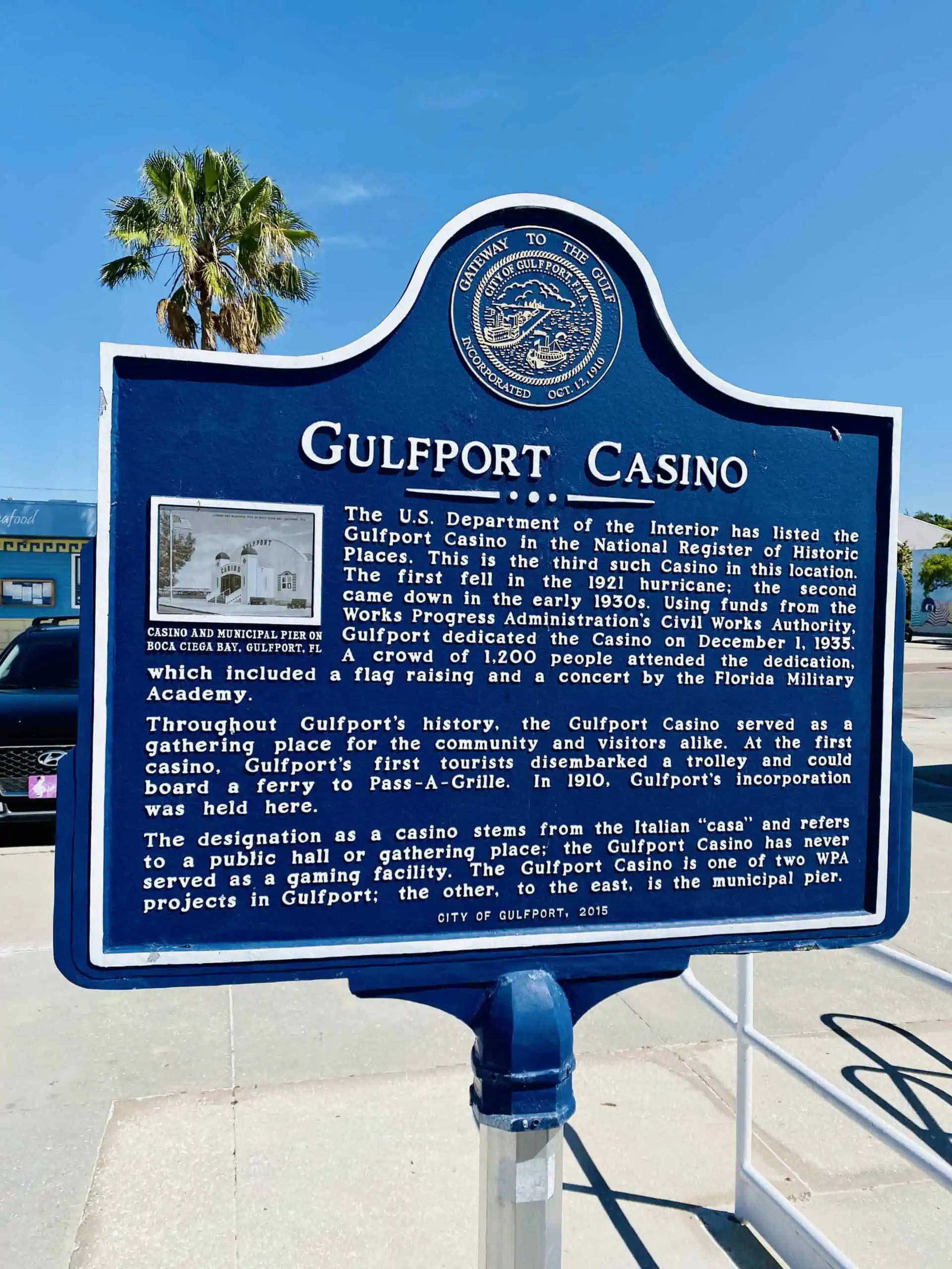 Gulfport Casino  in Gulfport Florida 