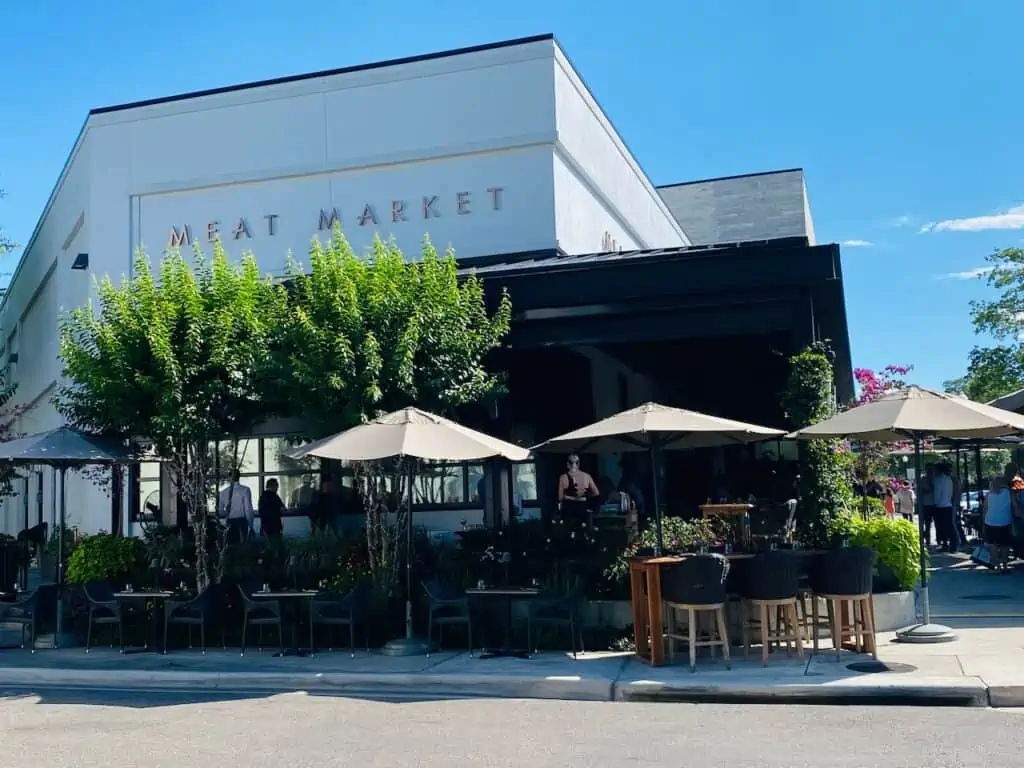 Meat Market has plenty of outdoor seating and has nice views of Hyde Park Village