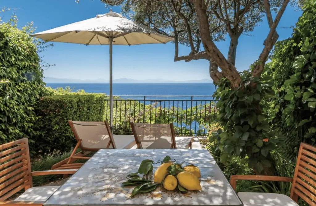 Boutique Hotels Amalfi Coast usually have nice outdoor seating to enjoy with sea views.