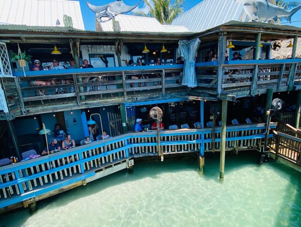 Sculleys Madeira Beach 
Waterfront view with two levels of seating for everyone to enjoy!