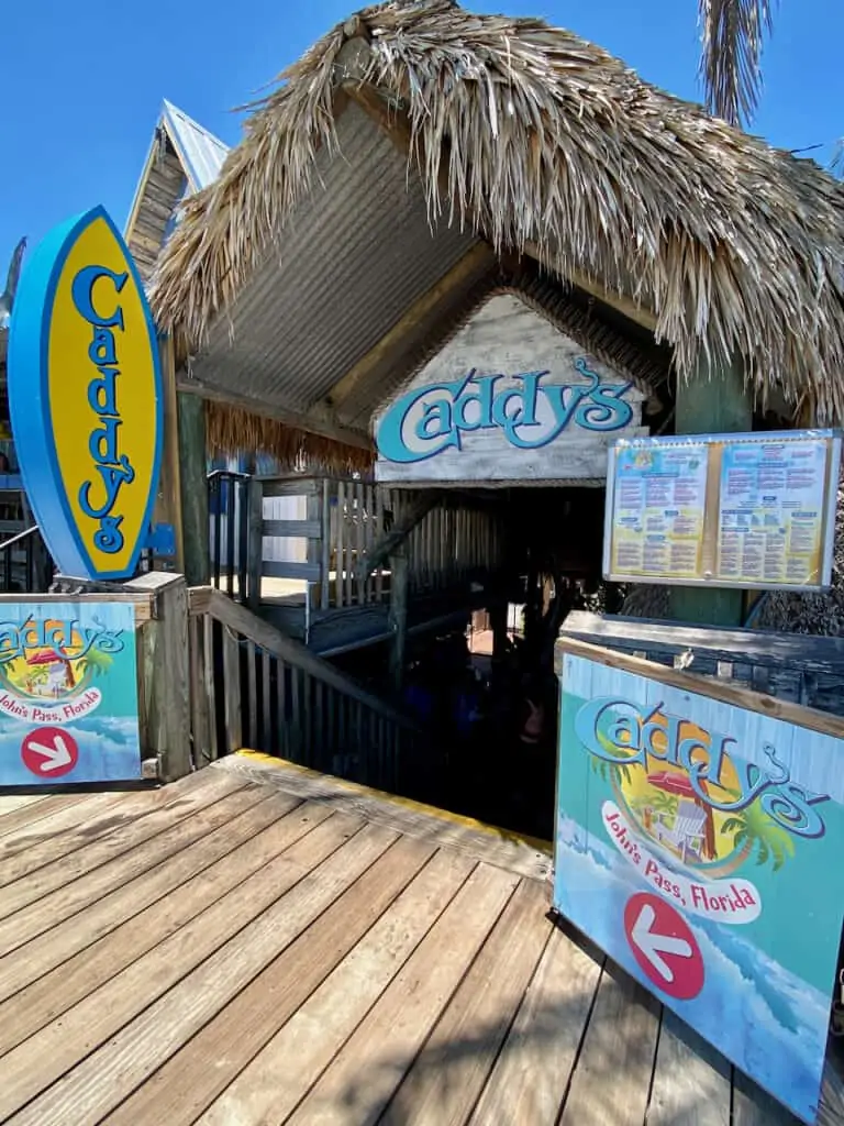 things to do in Madeira beach - caddy's bar and below ground music venue