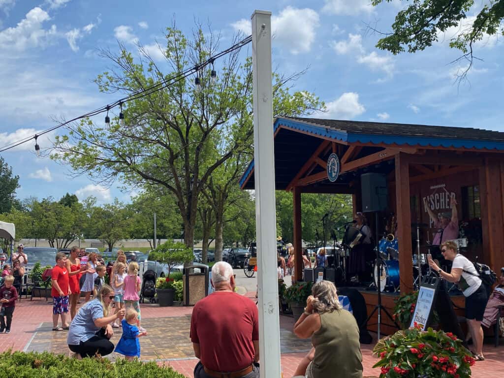 The Frankenmuth Bavarian Festival has lots of live music and things to do. 