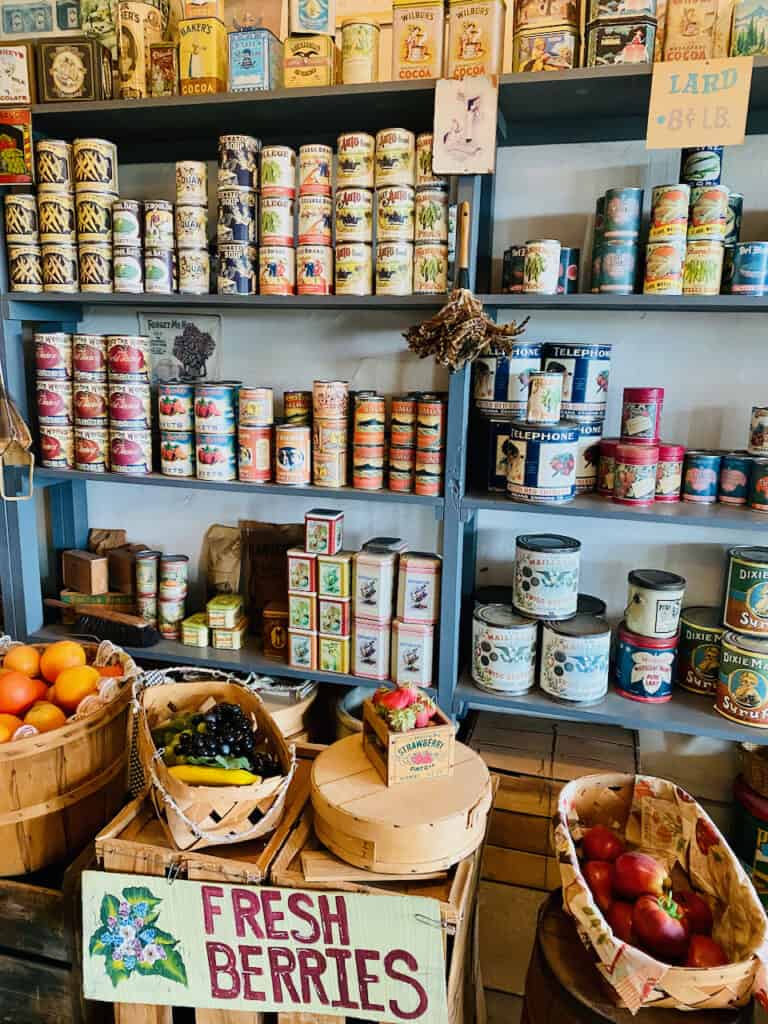 Fresh produce for sale at Heritage Village Old Florida Store. 