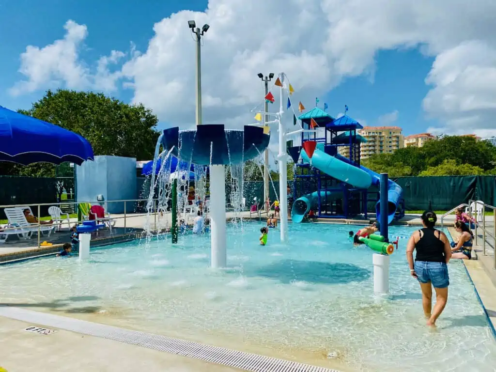 Kids pool at North Shore Aquatic Complex in St Pete FL - fun kids things to do