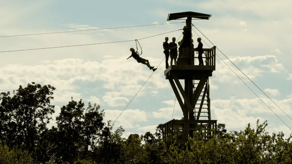 Zipline is one of the unique Tampa Bay attractions for families