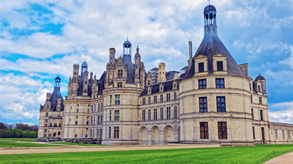 Loire Valley Trip from Paris - the massive Chambord Chateau is amazing to see i person. 