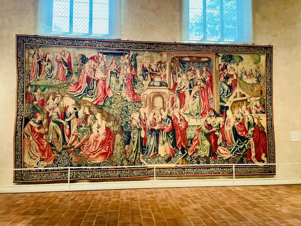 The Met Cloisters Museum Tapestry, along with the Unicorn Taapestries.