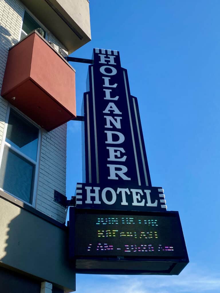 Hollander Hotel Sign 