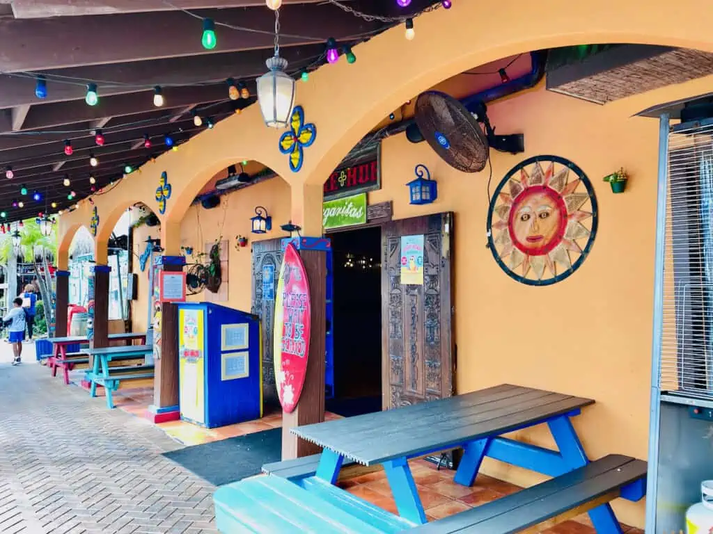 The Hub Baja Grill in siesta key town
