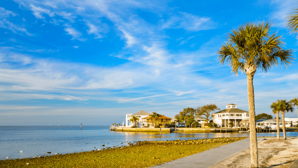 New Port Richey, Florida  showing view of Hudson, FL. 