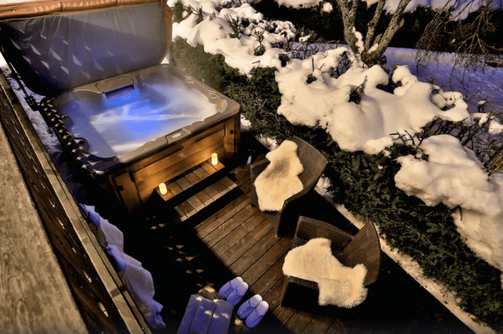 VRBO Chamonix Rental 5-Bedroom with beautiful outdoor hot tub.