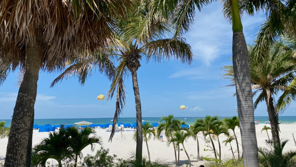 views of St Pete Beach beaches