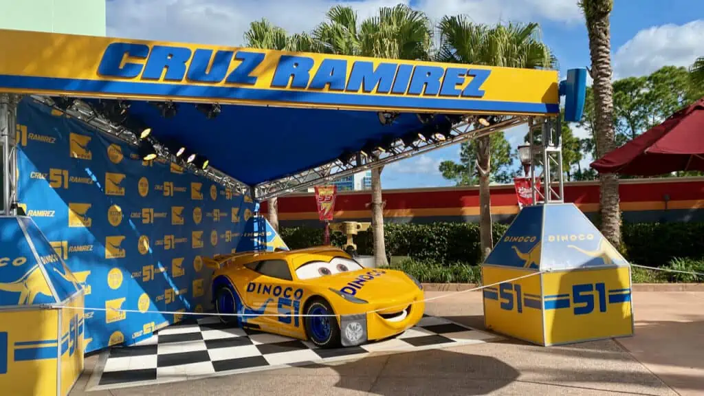 Cruz Rameriez Cars show showing it at Hollywood Studios vs Universal Studios