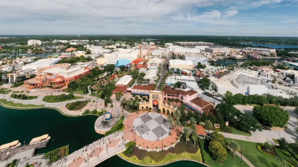 Ariel photo of Universal Studios Orlando