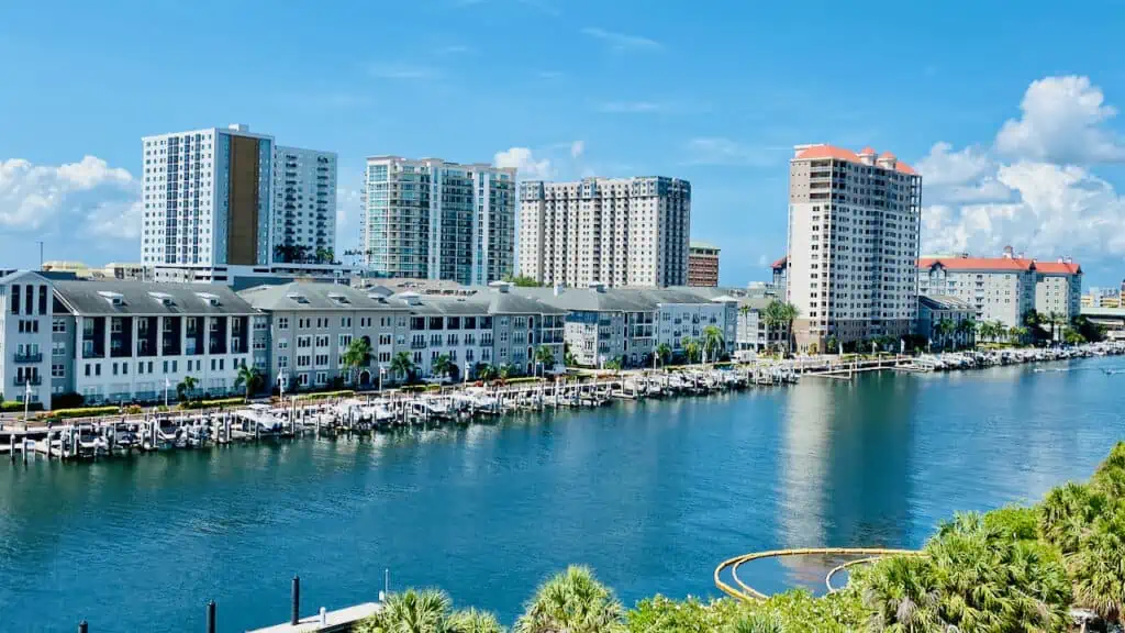 Tampa Florida Waterfront view