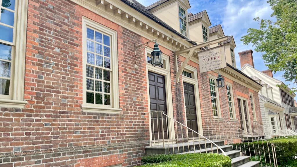 Brick Tavern House in Colonial Williamsburg