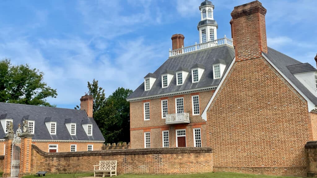 Colonial Williamsburg historical home